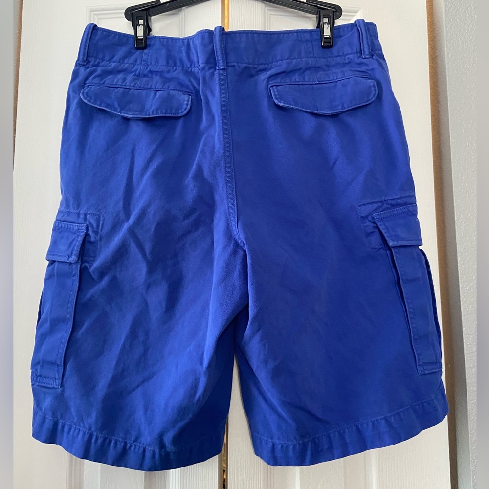 Land’s End Men’s Blue cargo shirts waist size 32 - Picture 8 of 8